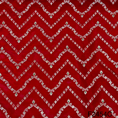 Silk Brocade Fabric-F2454