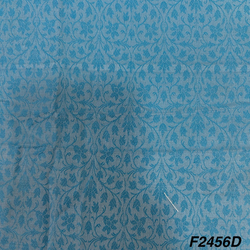 Self Cotton Silk Fabric-F2456