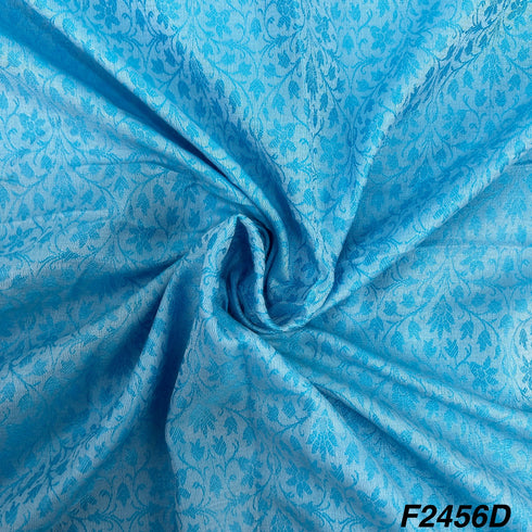 Self Cotton Silk Fabric-F2456