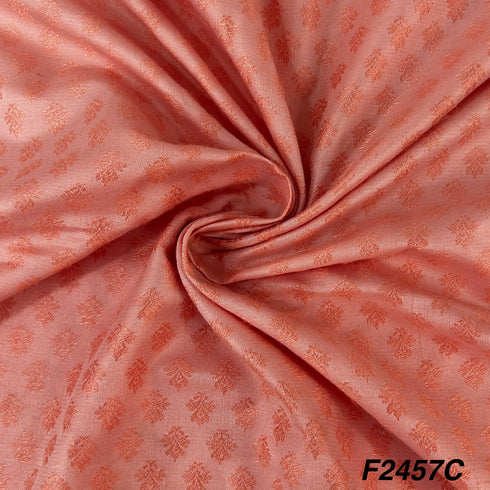 Self Cotton Silk Fabric-F2457