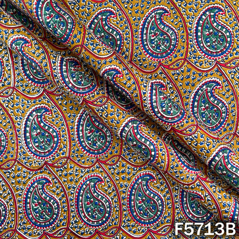 Block Print Cotton Fabric - F5713