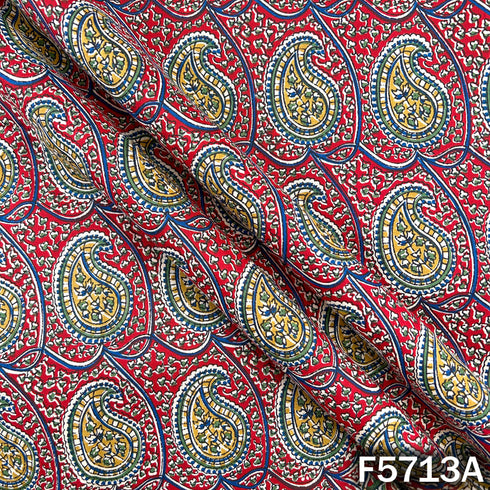 Block Print Cotton Fabric - F5713