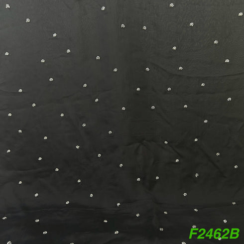 Cut Dana Work Embroidered Organza Fabric-F2462