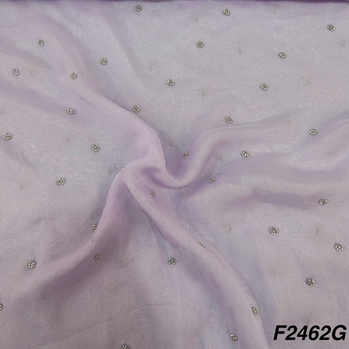 Cut Dana Work Embroidered Organza Fabric-F2462