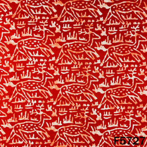 Block Print Cotton Fabric - F5727
