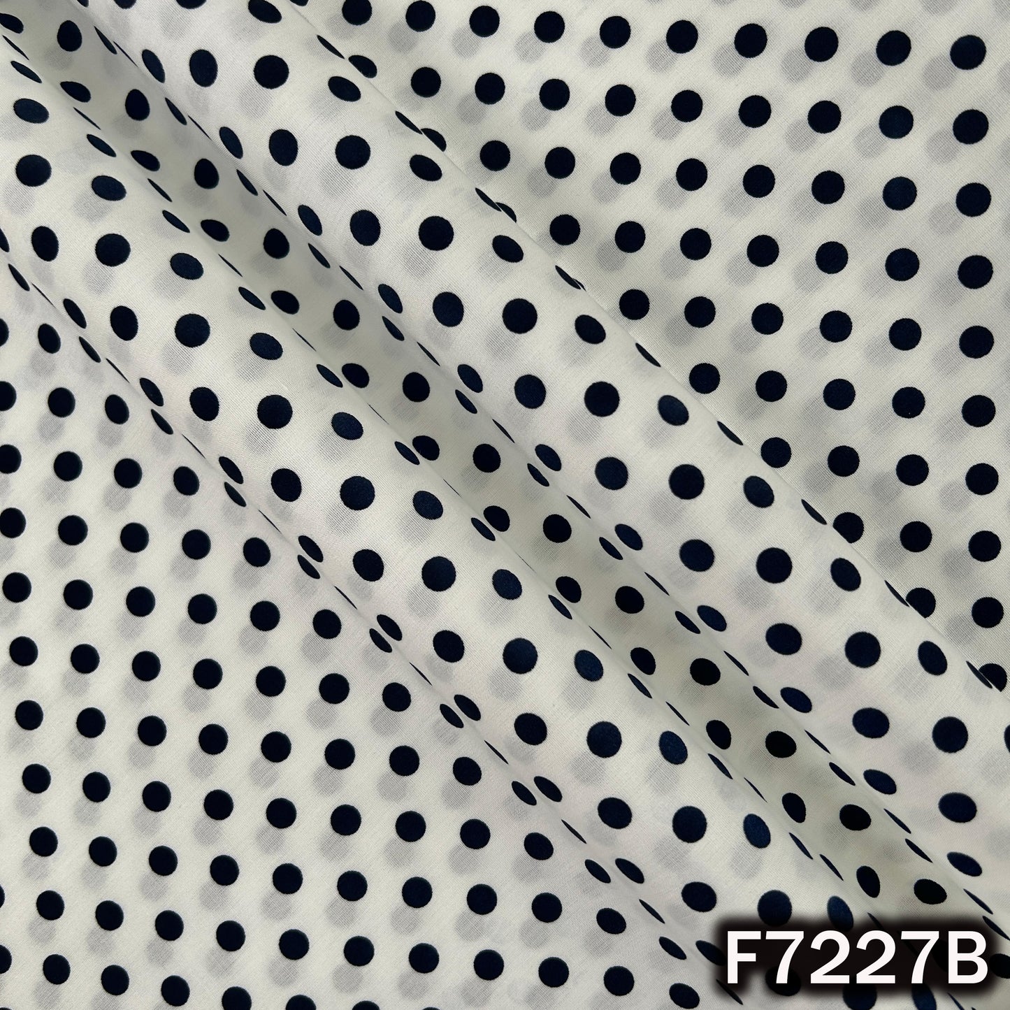 Polka Dot Cambric Cotton Fabric - F7227