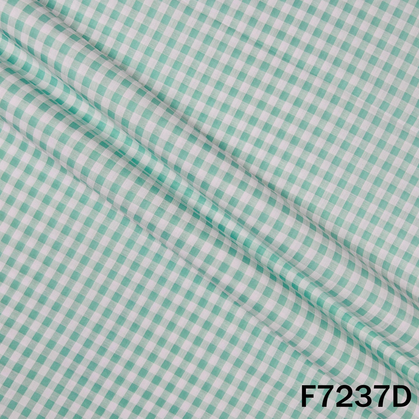 Check Cambric Cotton Fabric - F7237