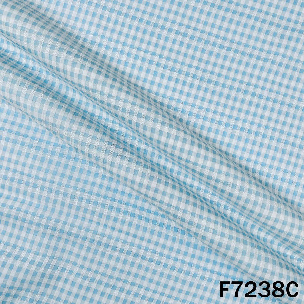 Check Cambric Cotton Fabric - F7238