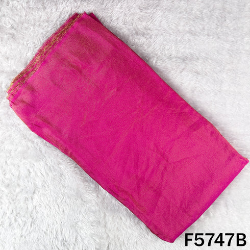 Cut Dana Zari Sequins Embroidered Shimmer Tissue Fabric - F5747