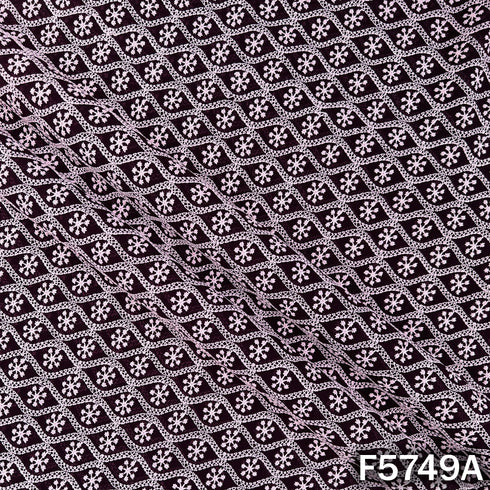 Chickankari Georgette Fabric - F5749