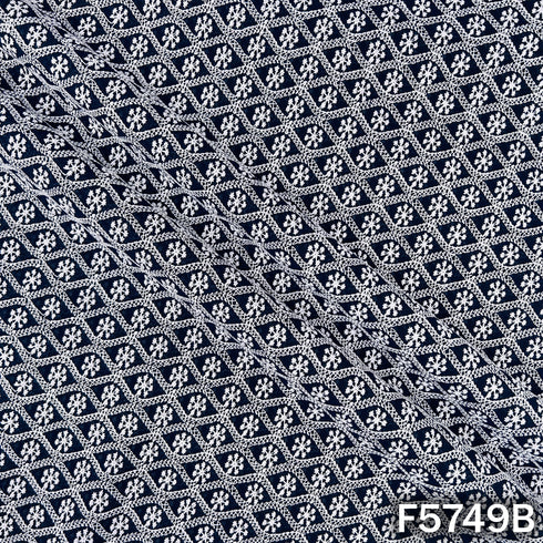 Chickankari Georgette Fabric - F5749