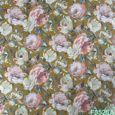 Printed Mul Cotton Fabric-F3525
