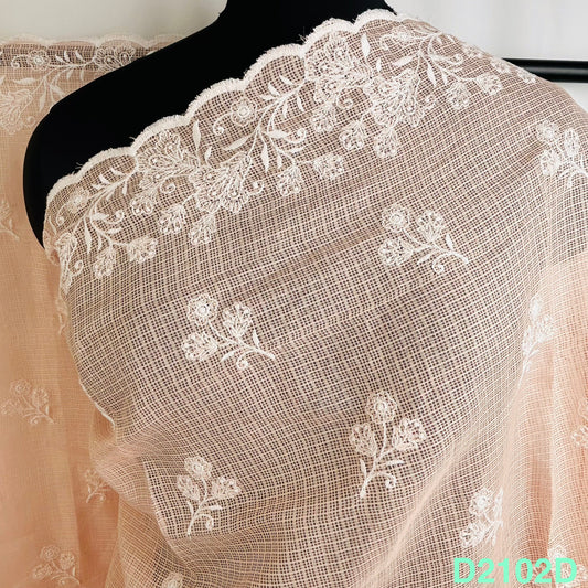 Thread Work Kota Cotton Dupatta-D2102
