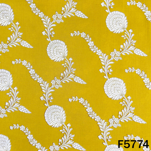 Block Print Cotton Fabric - F5774