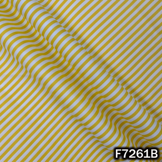Stripes Cambric Cotton Fabric - F7261