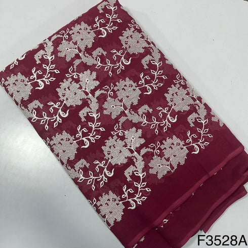 Cross Stitch Embroidered 2*2 Rubia Cotton Fabric-F3528