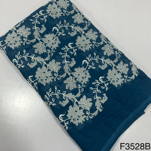 Cross Stitch Embroidered 2*2 Rubia Cotton Fabric-F3528