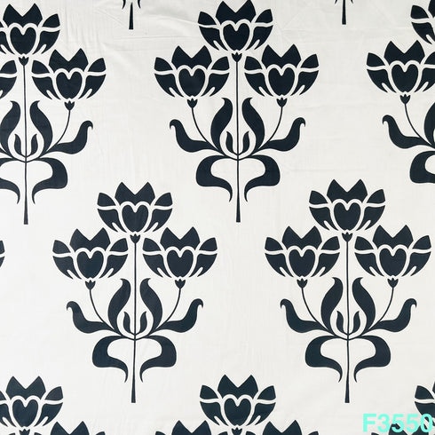 Printed Cambric Cotton Fabric-F3550