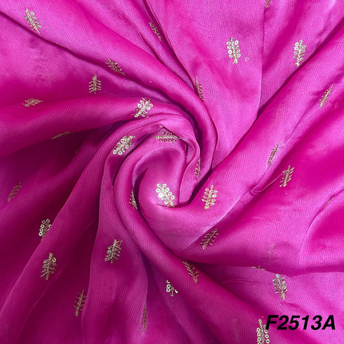Zari Sequins Zimi Chu Fabric-F2513