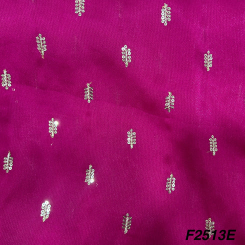 Zari Sequins Zimi Chu Fabric-F2513