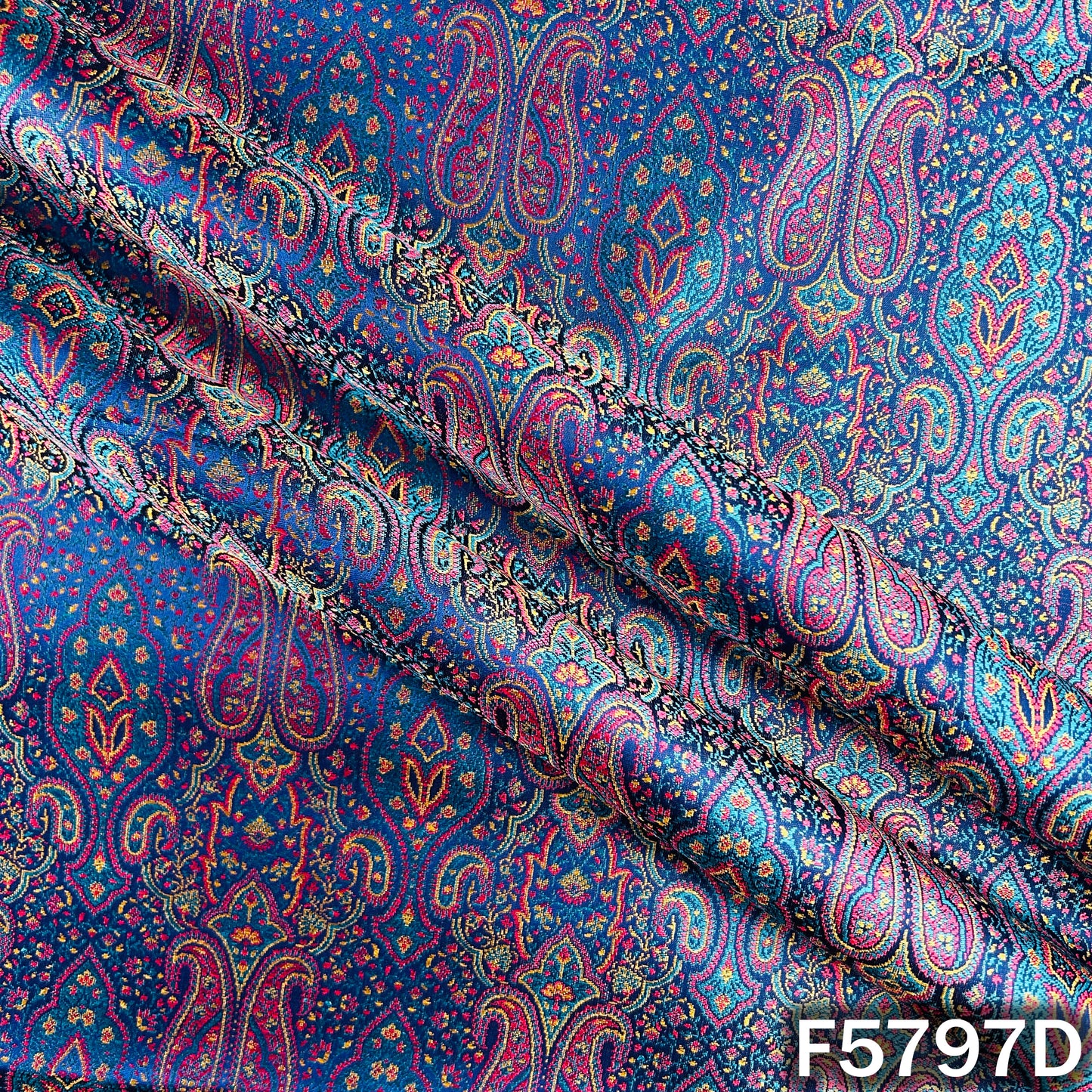 Self Jacquard Brocade Fabric - F5797