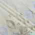 Organza Patch Work Thread Sequins Embroidered Kora Cotton Fabric-F3582
