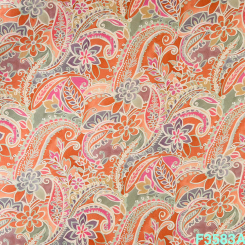 Printed Rayon Fabric-F3583