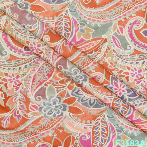 Printed Rayon Fabric-F3583