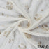 Dyeable Thread Sequins Embroidered Georgette Fabric - F5810