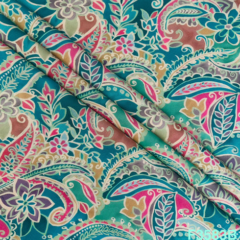 Printed Rayon Fabric-F3583