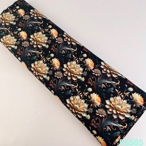 Printed Rayon Fabric-F3585