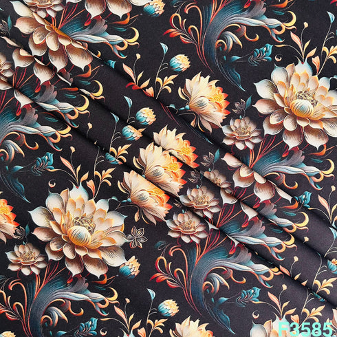 Printed Rayon Fabric-F3585