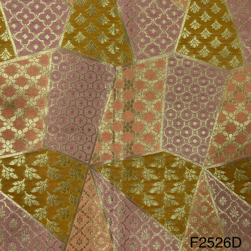 Silk Brocade Fabric-F2526