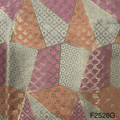 Silk Brocade Fabric-F2526