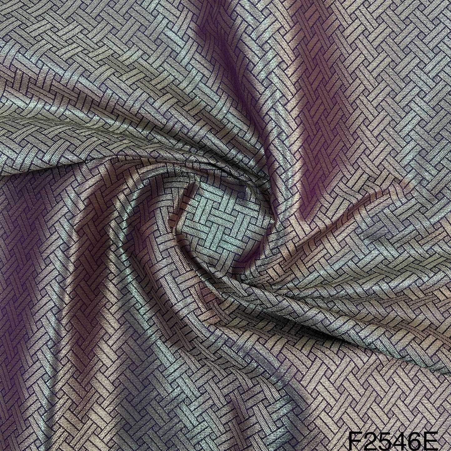 Silk Brocade Fabric-F2546