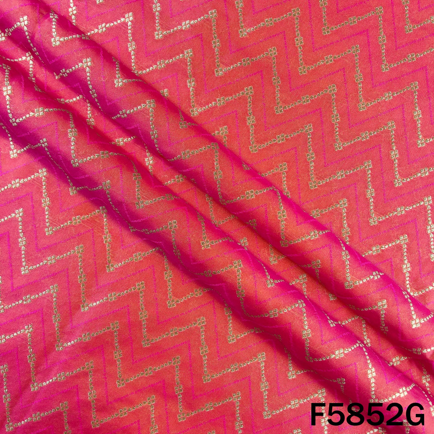 Banarasi Brocade Silk Fabric - F5852