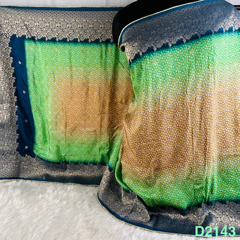 Bandhani Print Dola Silk Dupatta-D2143