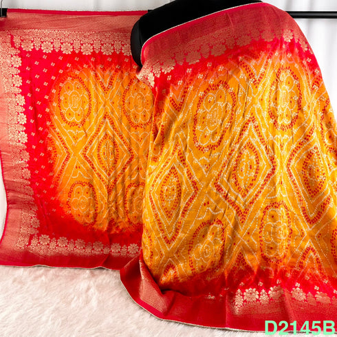 Bandhani Print Dola Silk Dupatta-D2145