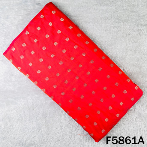 Zari Buti Work Brocade Silk Fabric - F5861