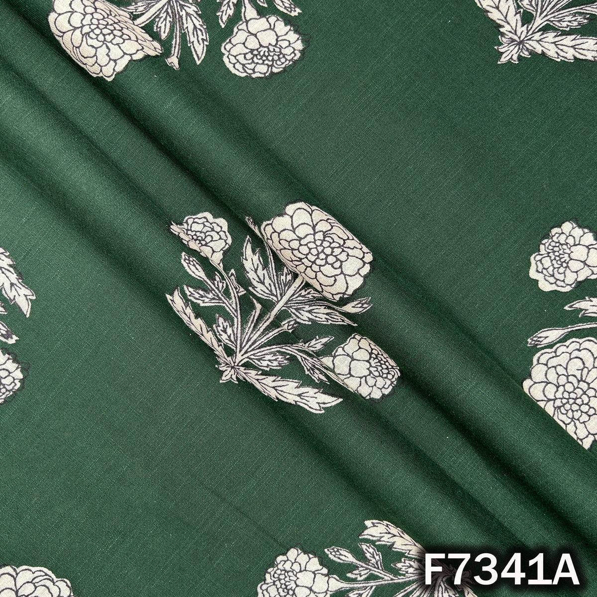 Printed Slub Cotton Fabric - F7341