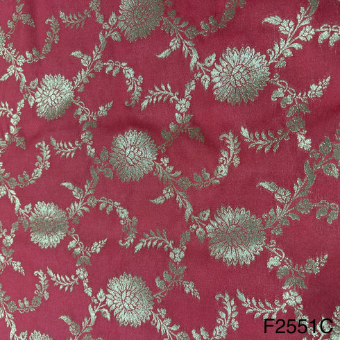 Banarasi Silk Fabric-F2551