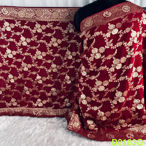 Banarasi Georgette Dupatta-D2163