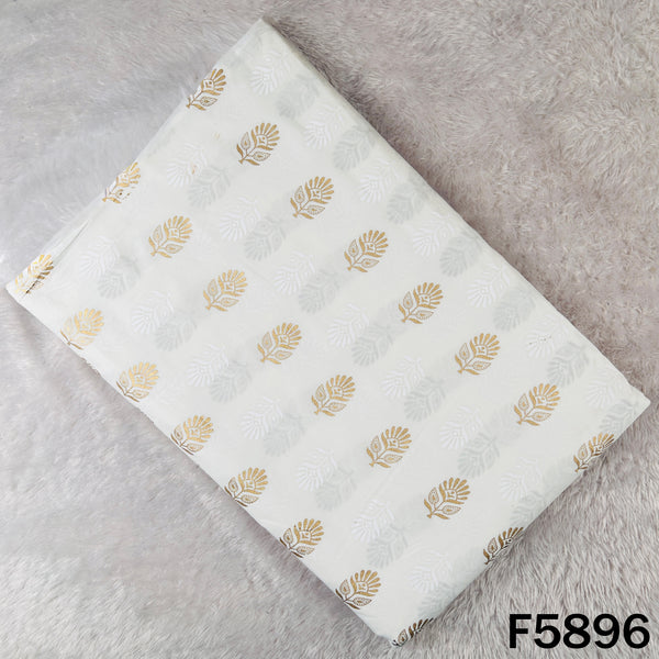 Foil Print Cotton Fabric - F5896