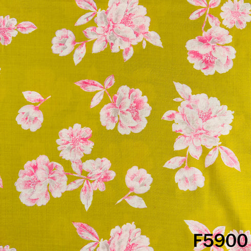 Flower Print Cotton Fabric - F5900