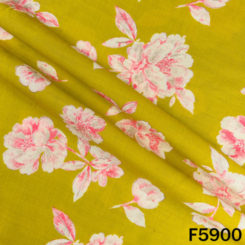 Flower Print Cotton Fabric - F5900