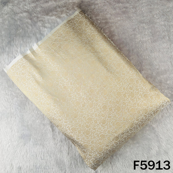 Dyeable Zari Work Brocade Fabric - F5913