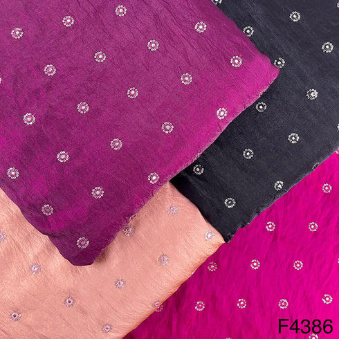 Thread Sequins Mirror Work Jimmy Choo Fabric-F4386