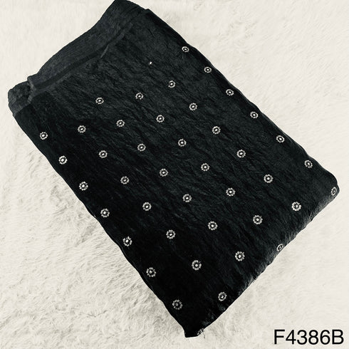 Thread Sequins Mirror Work Jimmy Choo Fabric-F4386