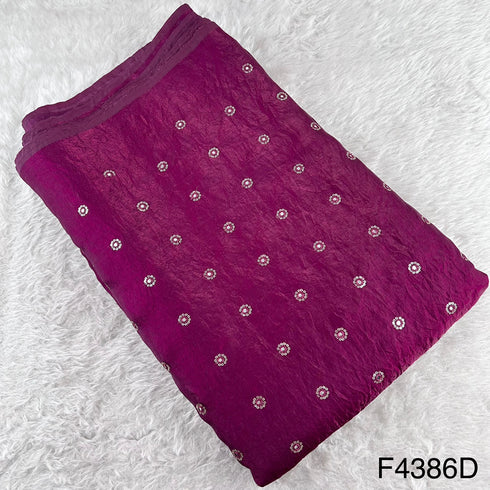 Thread Sequins Mirror Work Jimmy Choo Fabric-F4386