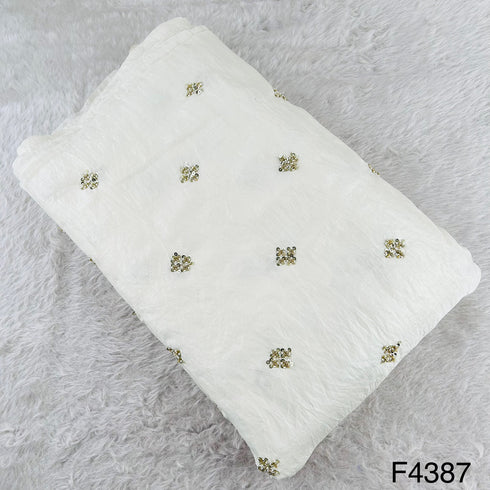 Cut Dana Zari Sequins Work Jimmy Choo Fabric-F4387